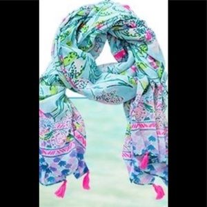 Lilly Pulitzer Sea Spray GWP scarf / wrap